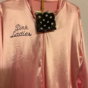 Pink Ladies Jacket w Scarf